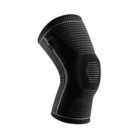 Knitted compression knee sleeve