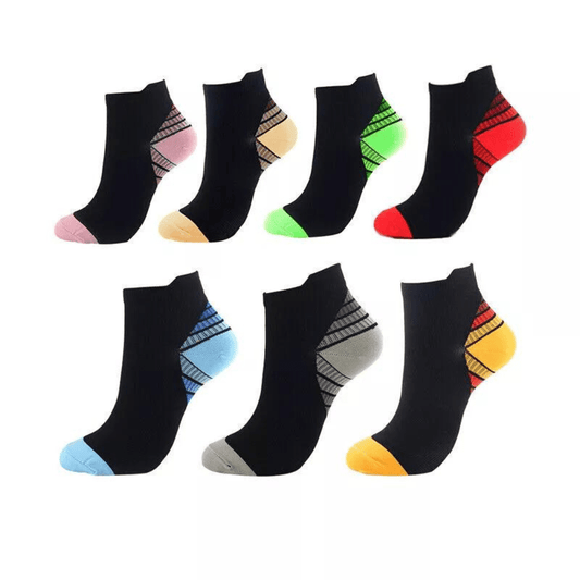 Colorblock Ankle Compression Socks (3-Pack) — product view 2
