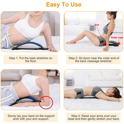 Back stretcher usage guide: easy steps for back massage and spine alignment at home