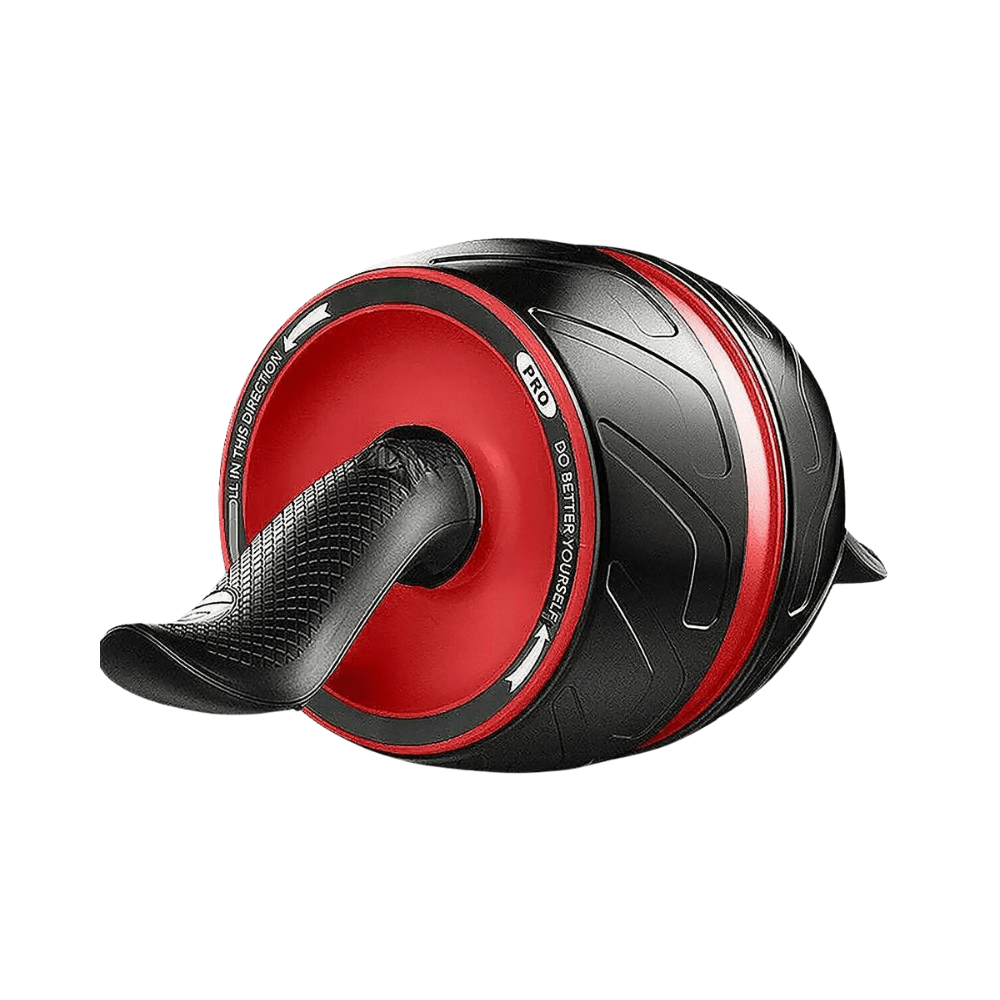 Ab roller wheel with non-slip grips