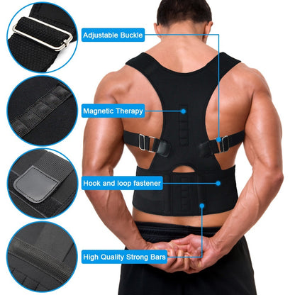 Adjustable Posture Corrector Harness with Buckles — product view 6