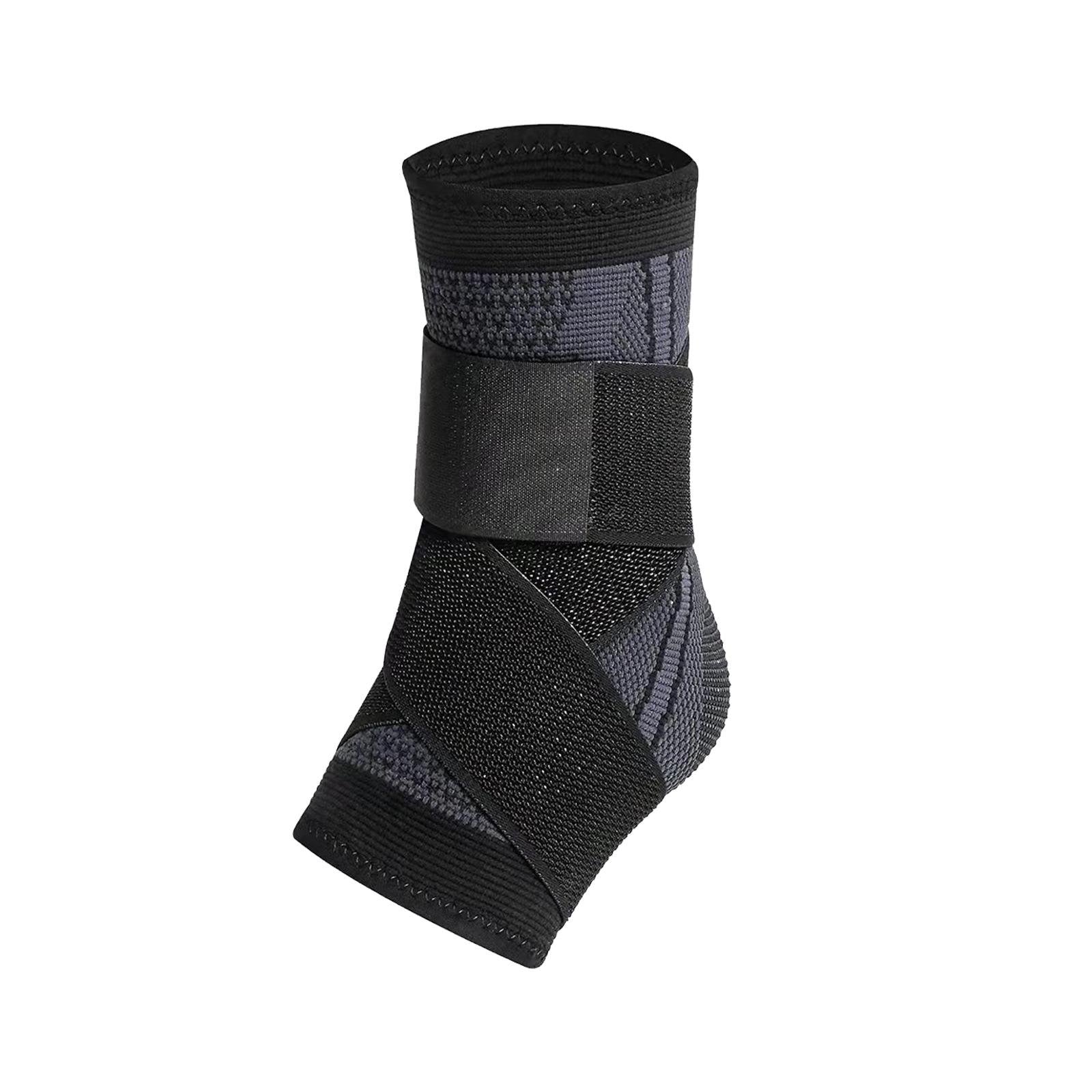 Wraparound ankle compression support sleeve