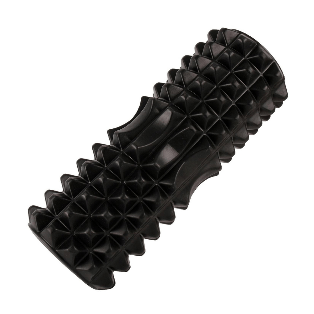 Textured Foam Back Massage Roller – Black — product view 2