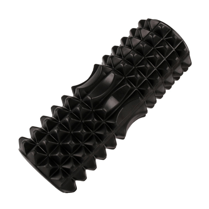 Textured Foam Back Massage Roller – Black — product view 2