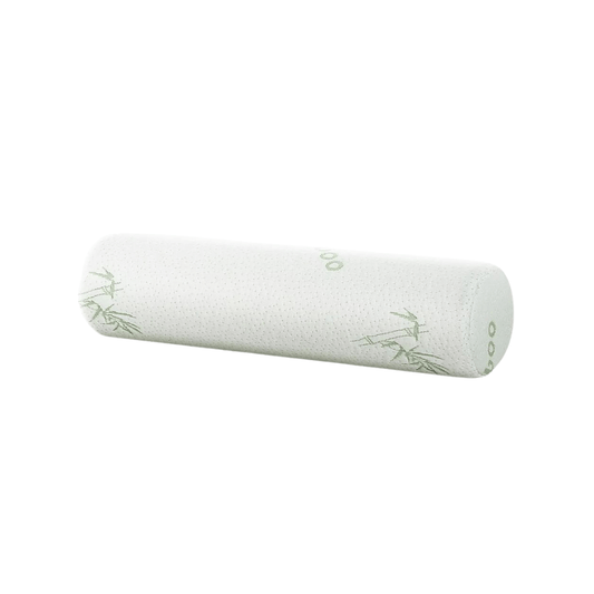 Bamboo fabric cylinder bolster pillow
