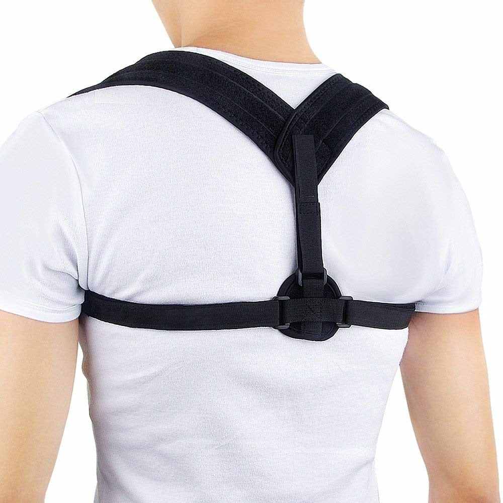 Adjustable upper back posture harness