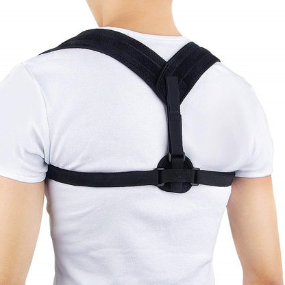 Adjustable upper back posture harness