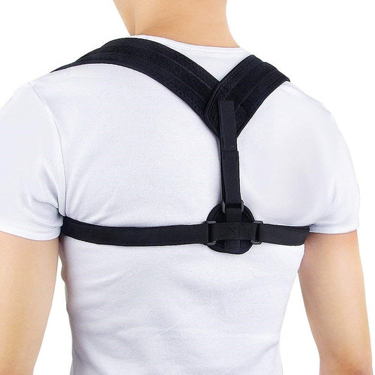 Adjustable upper back posture harness