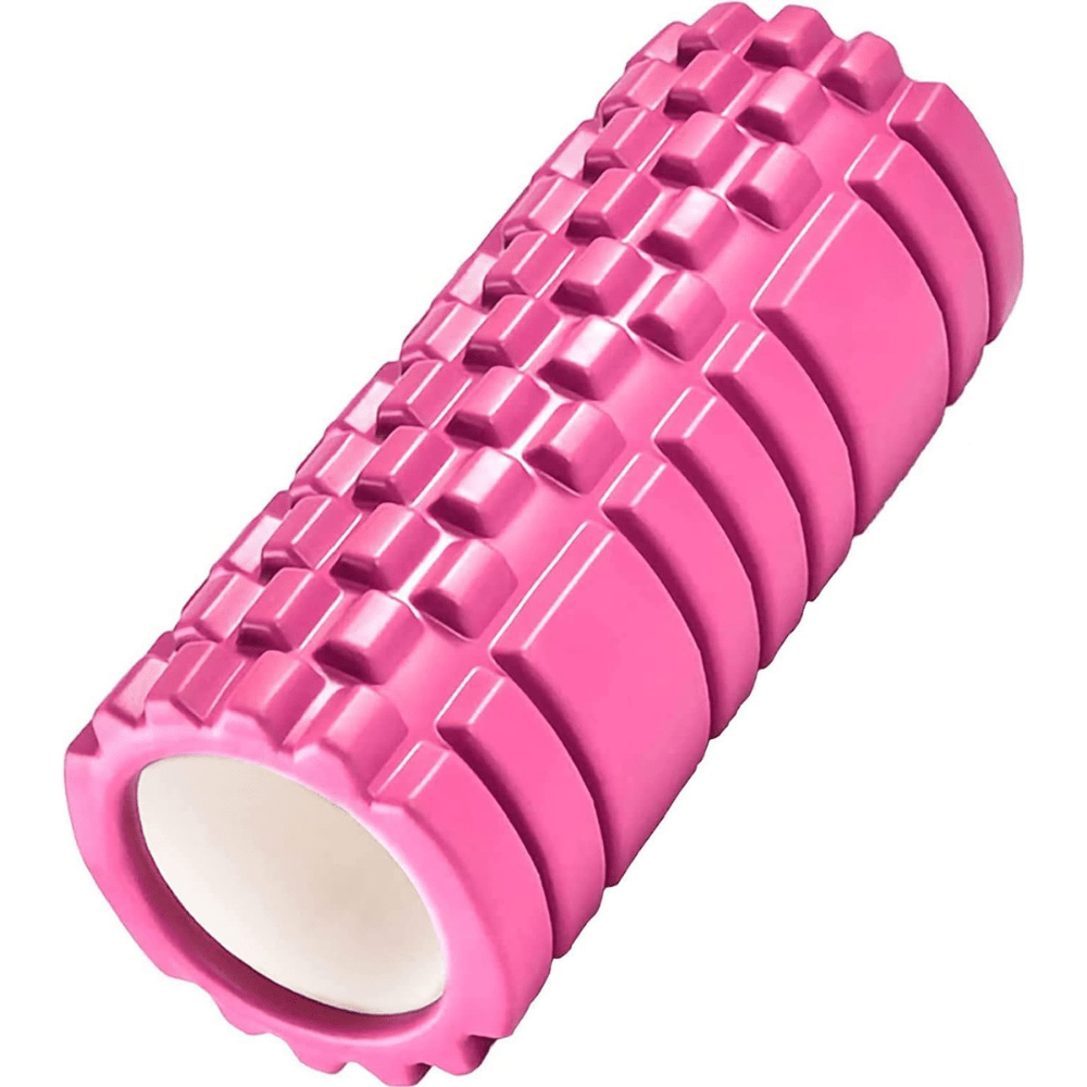 Textured Foam Massage Roller – Blue — product view 4
