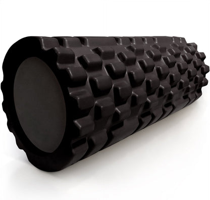 Textured Foam Massage Roller – Blue — product view 3