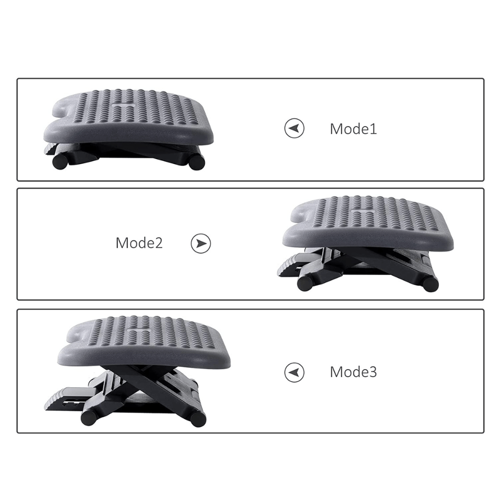 Rocking Massage Footrest with Textured Surface — product view 3