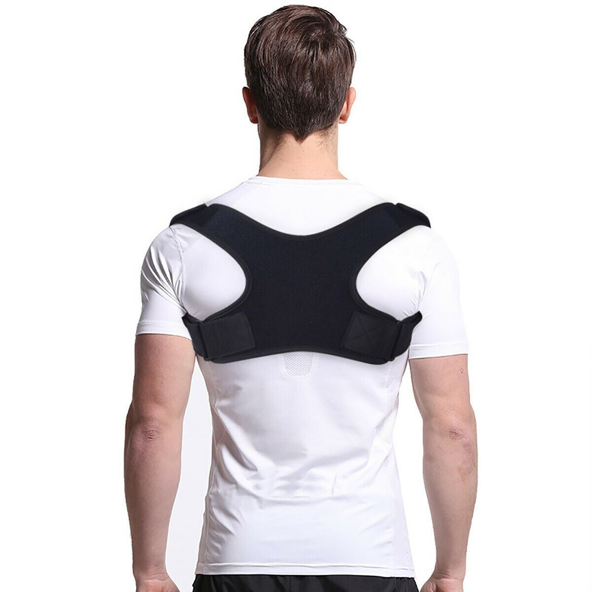 Figure-8 posture correction strap