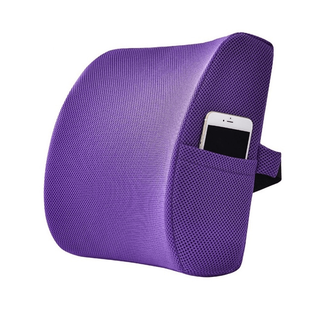 Memory Foam Coccyx Seat Cushion – Black — product view 6