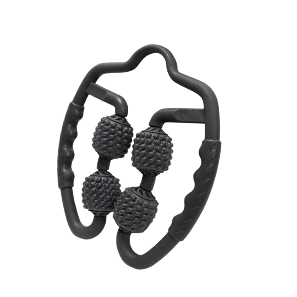 4-roller spiky massage tool for arms and legs