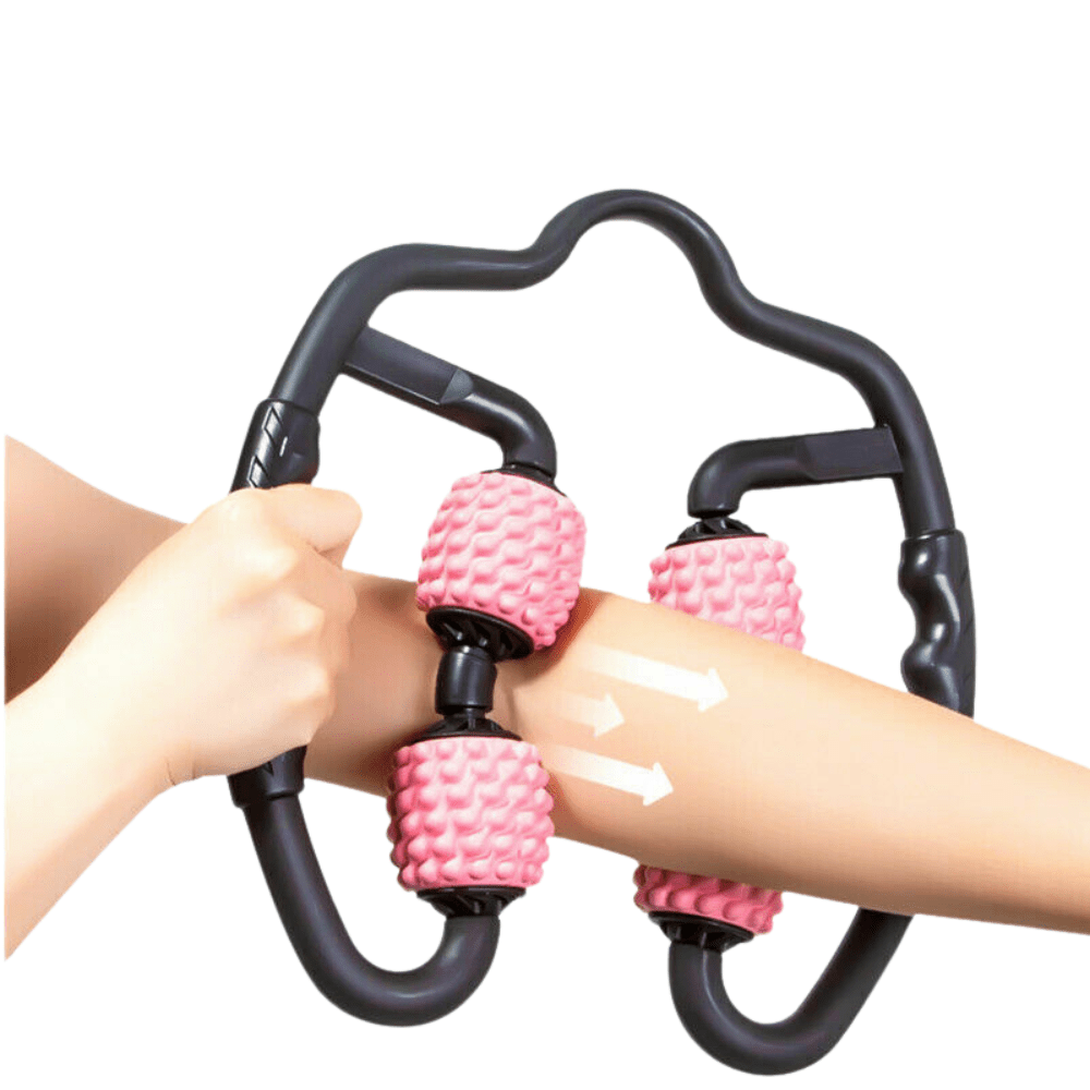 4-Roller Spiky Massage Tool for Arms & Legs — product view 3