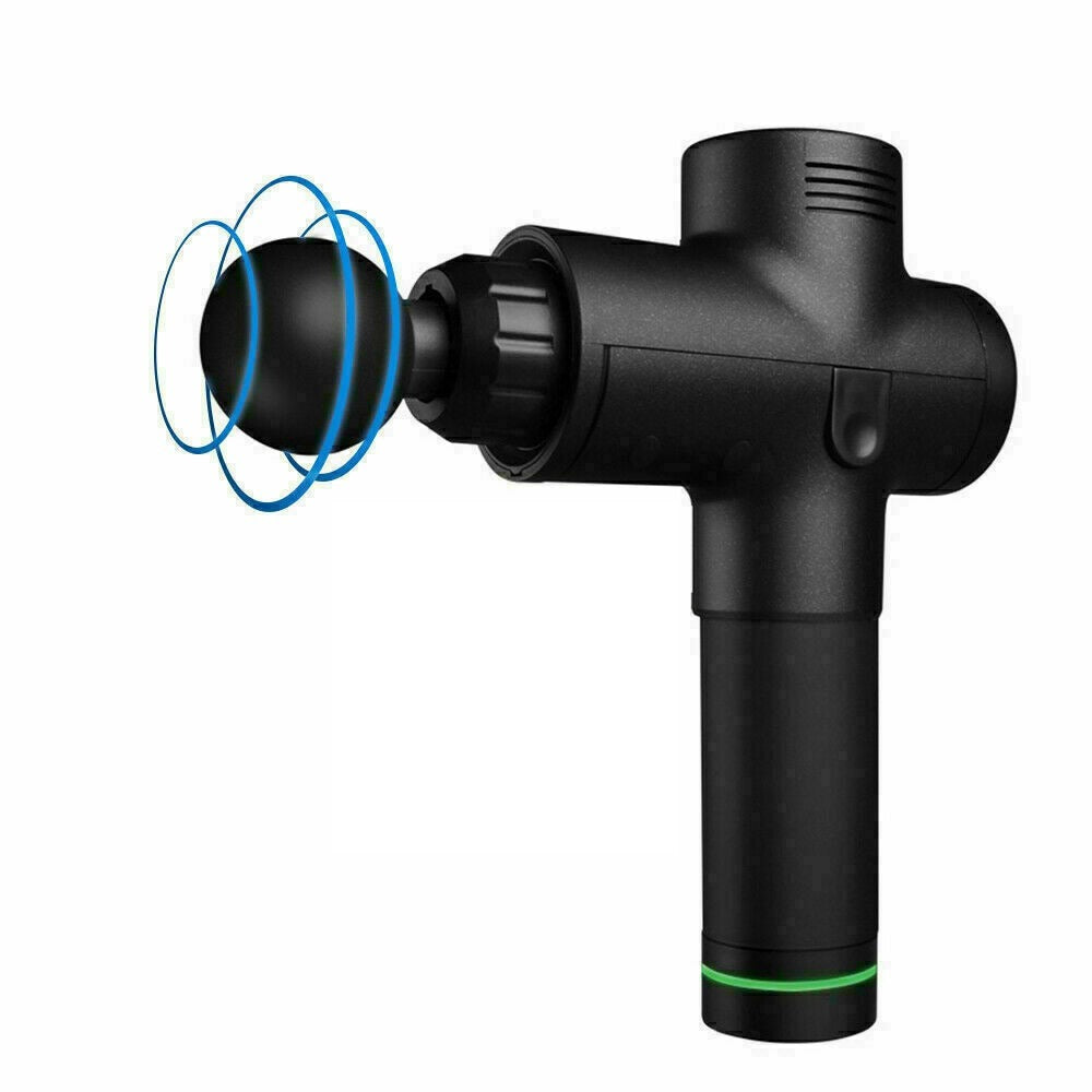 Percussion Massage Gun – Carbon Fiber Finish — product view 2