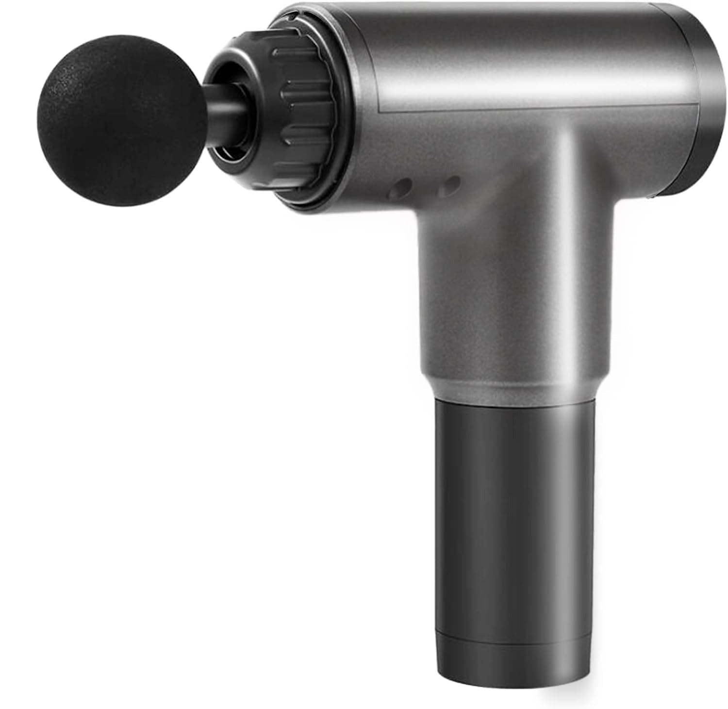 Percussion Massage Gun – Silver — product view 3