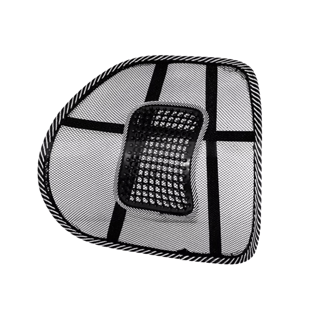 Mesh Lumbar Back Support with Massage Beads — product view 3