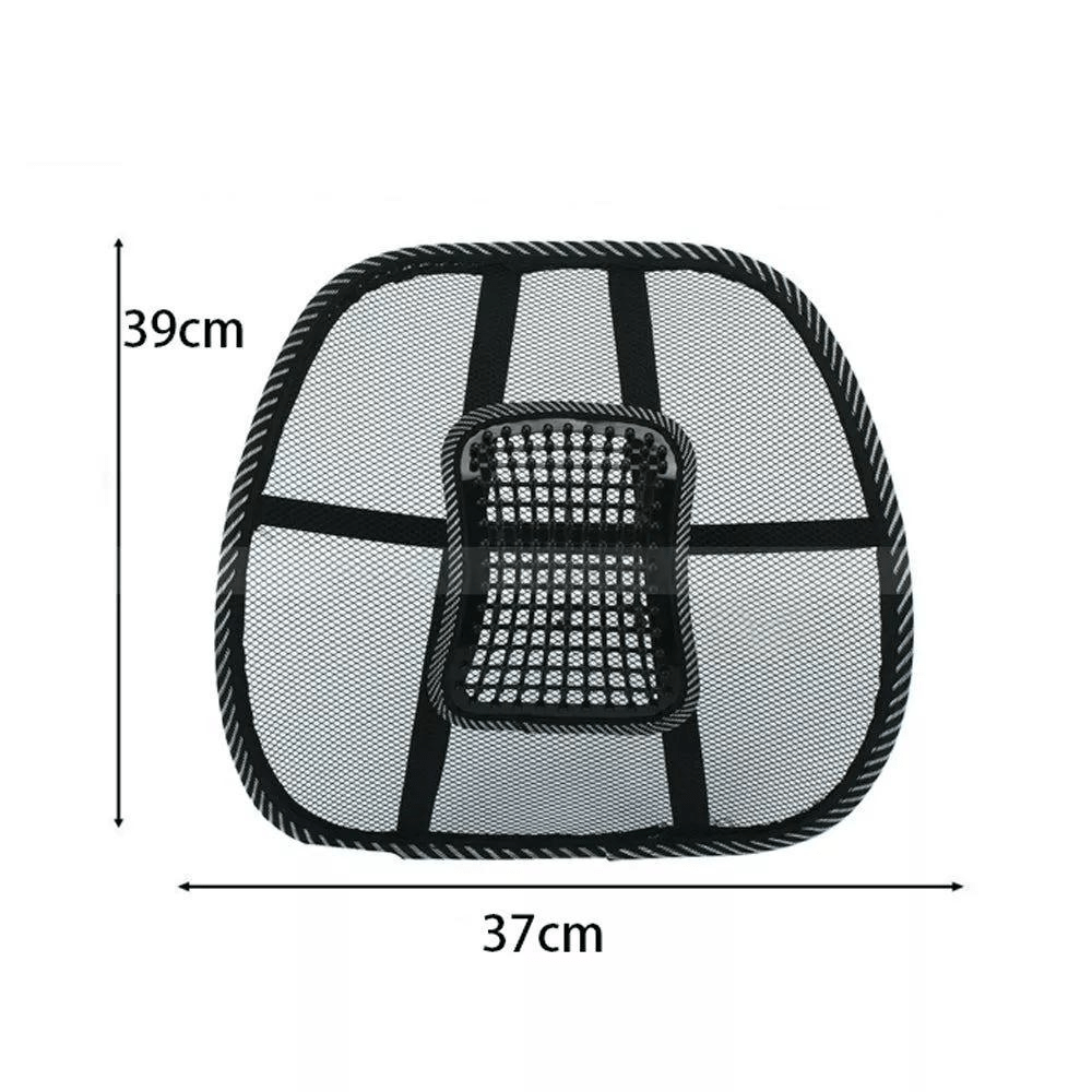 Mesh Lumbar Back Support with Massage Beads — product view 4