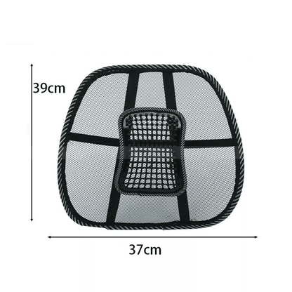 Mesh Lumbar Back Support with Massage Beads — product view 4