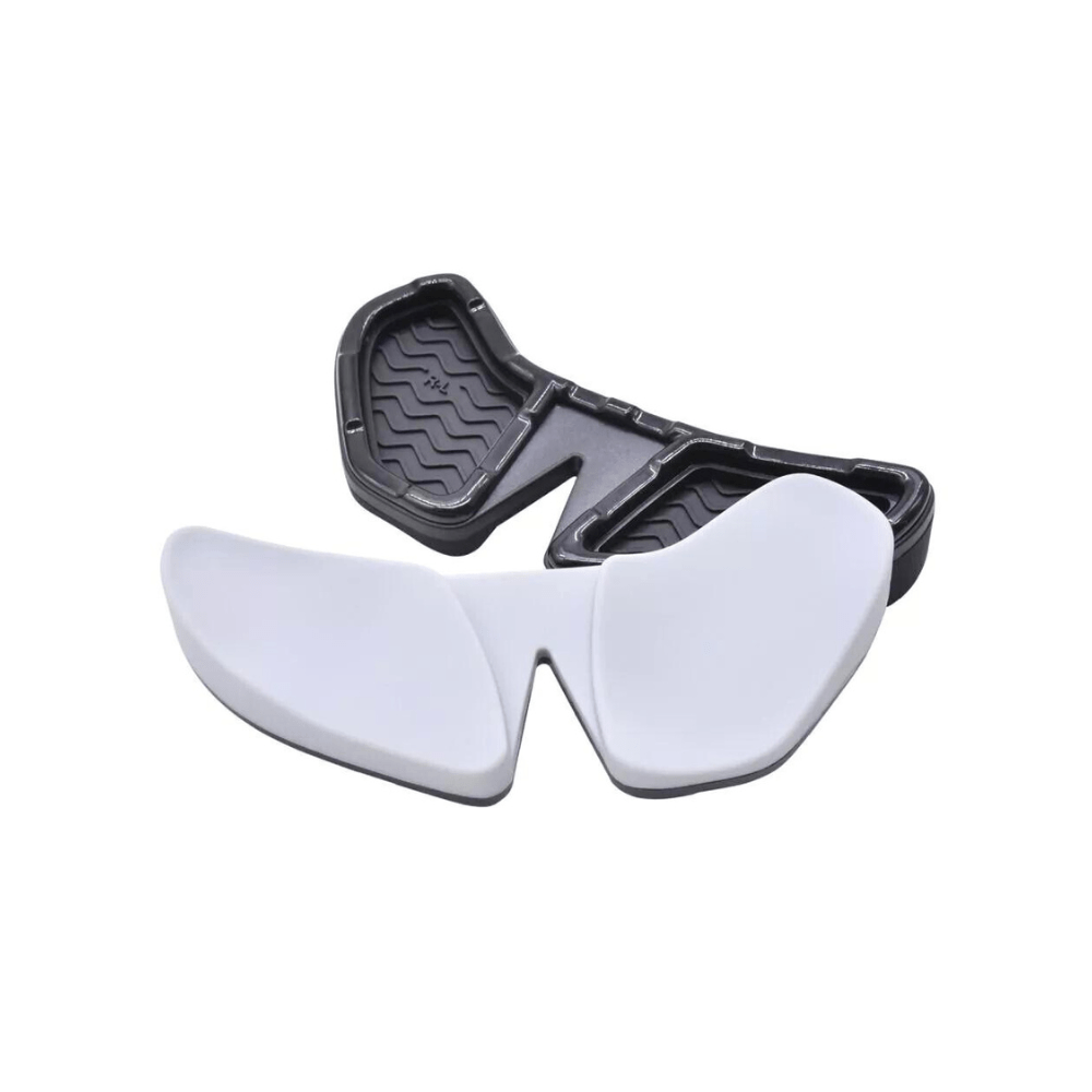 Contoured Dual Wrist Rest – White — product view 2