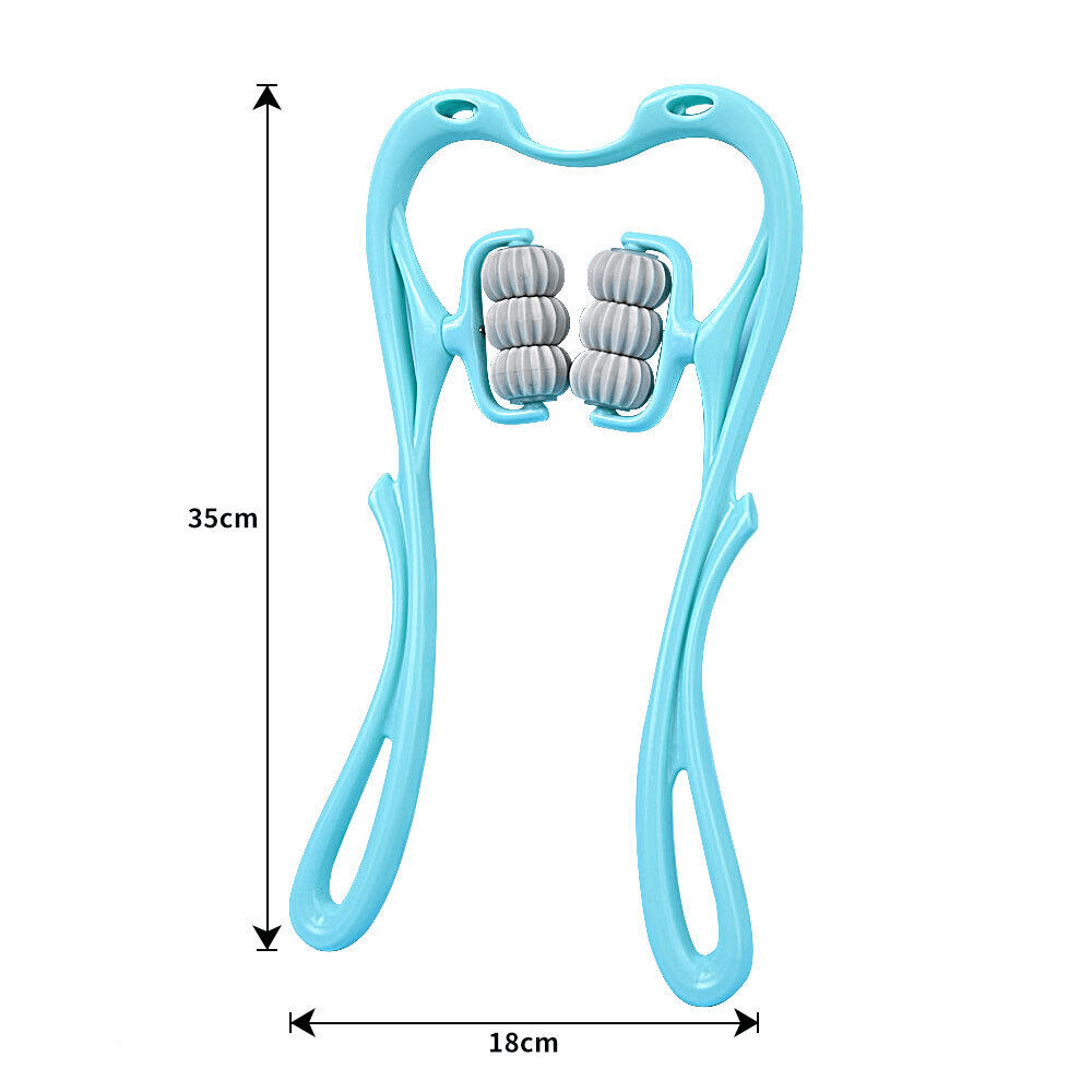 Manual Neck & Shoulder Massage Roller – Pink — product view 2