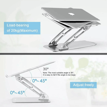 Adjustable Aluminum Laptop Riser Stand — product view 5