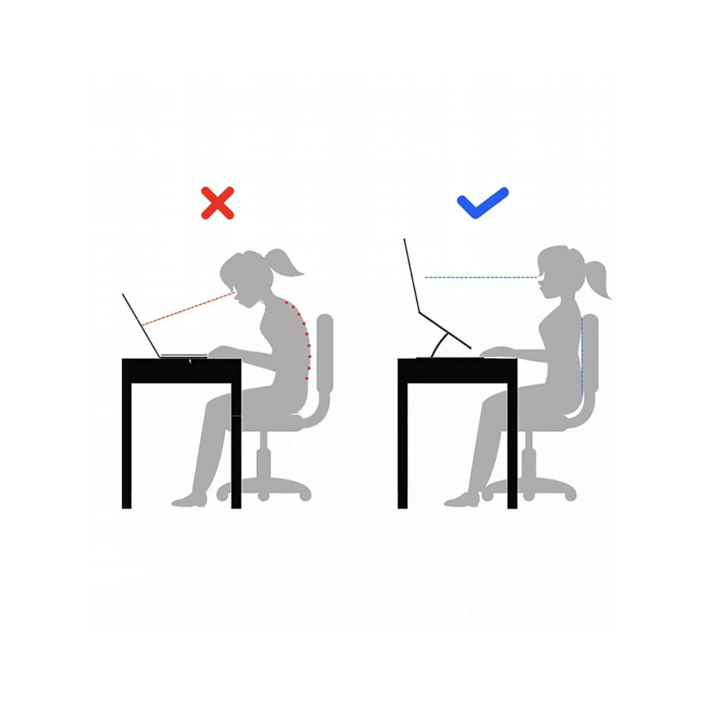 Adjustable Aluminum Laptop Riser Stand — product view 3
