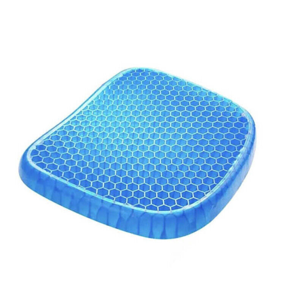 Honeycomb gel seat cushion on office chair