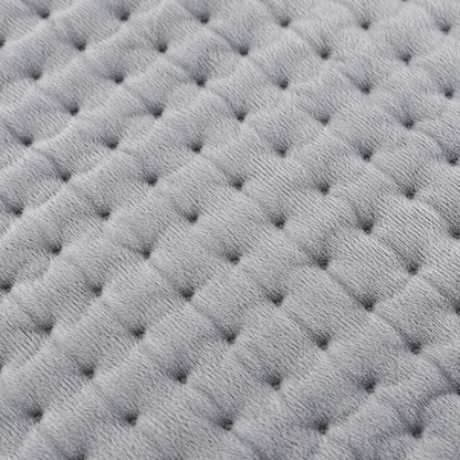 Electric Heating Pad – Plush Grey — product view 2