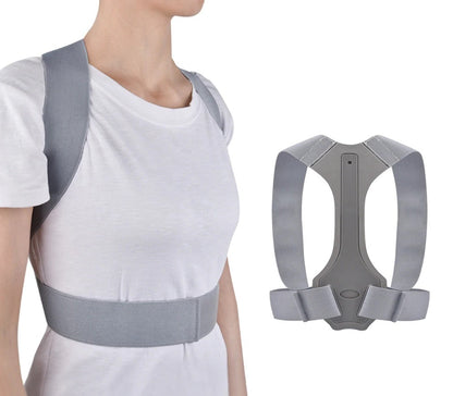 Slim T-Strap Posture Corrector – Grey — product view 4