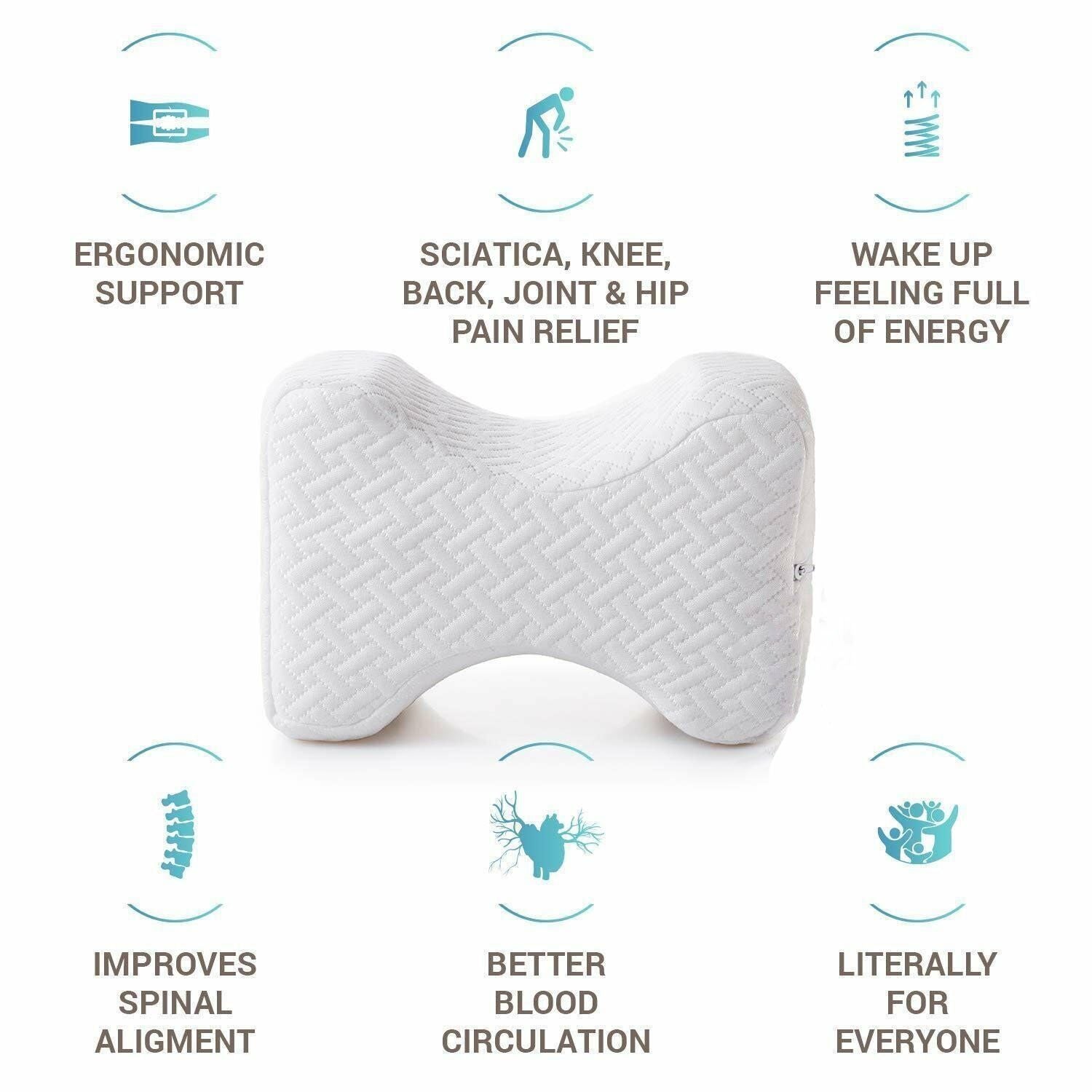 Contoured Knee & Leg Support Pillow — product view 4