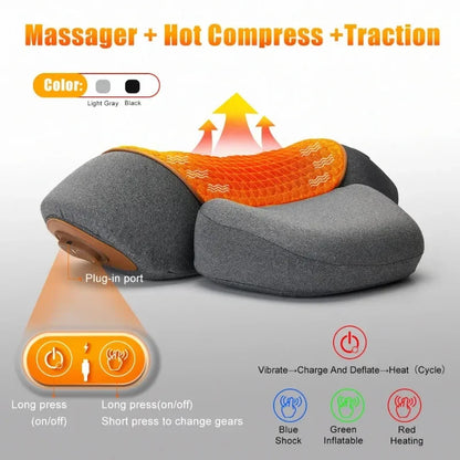 Orthopedic Neck Massager Pillow – Cervical Support