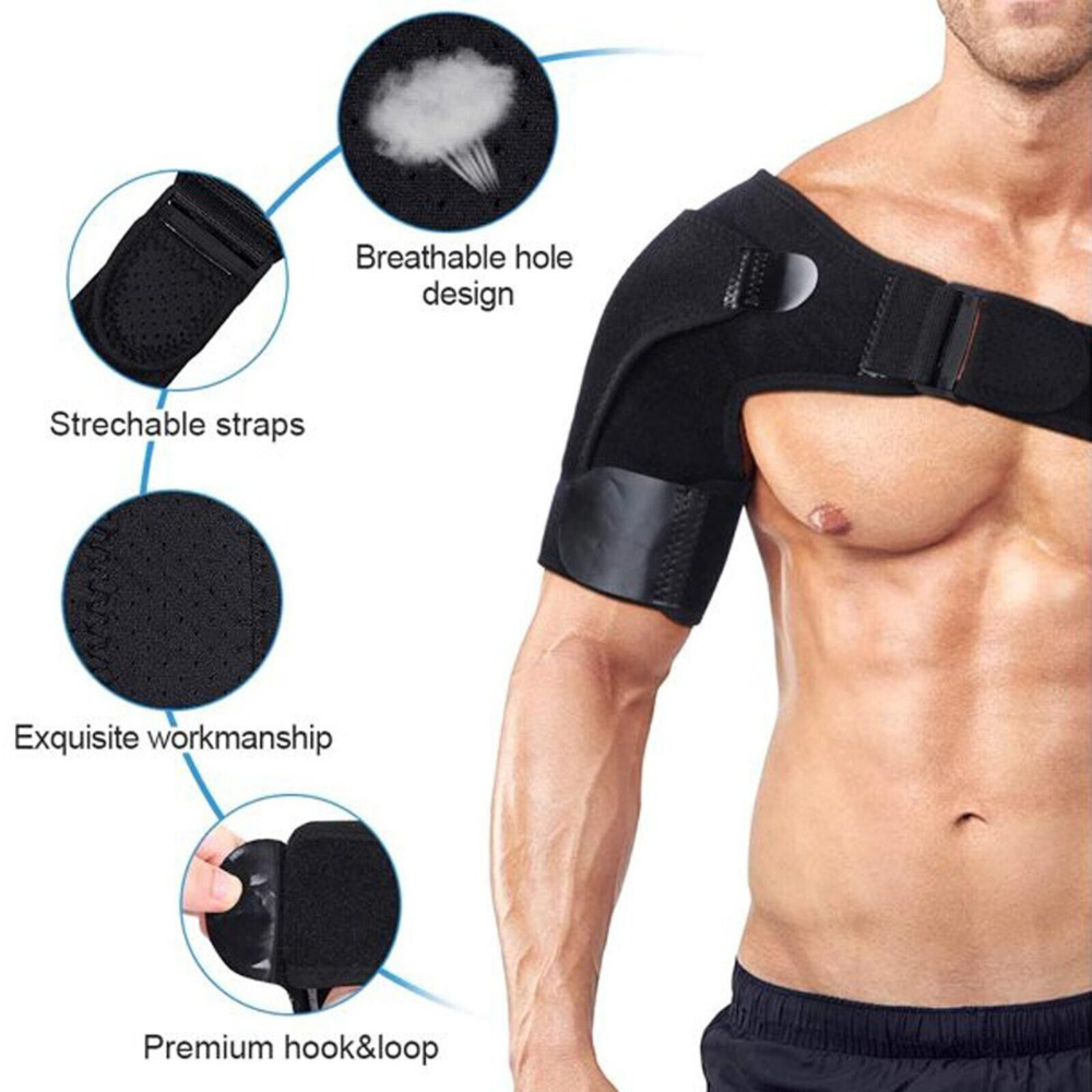 Shoulder Support Brace with Hot/Cold Ice Pack — product view 3