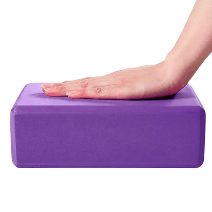 Purple Foam Yoga Block — product view 2