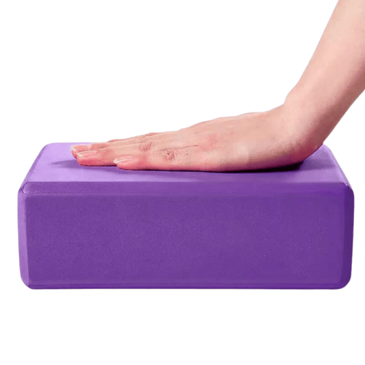 Purple Foam Yoga Block — product view 2