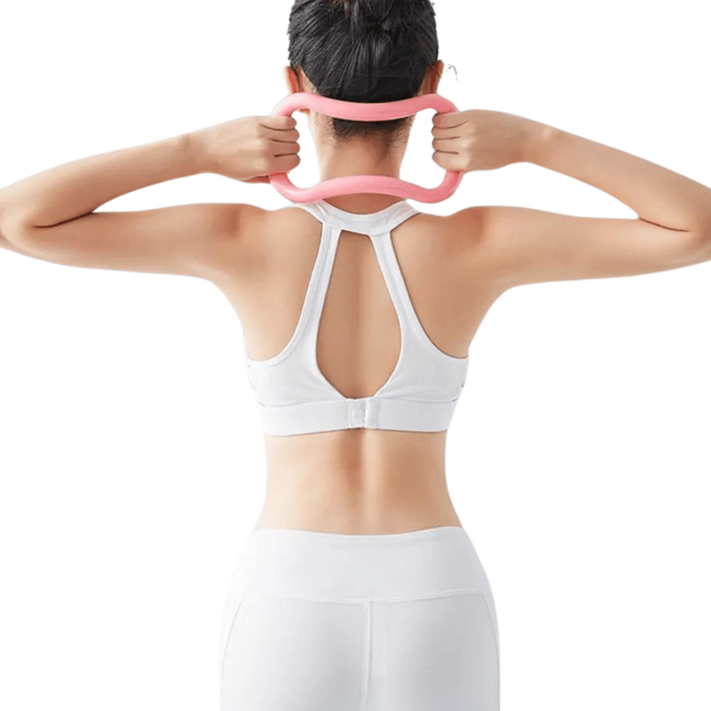 Flexible Pilates Yoga Ring – Yellow — product view 3