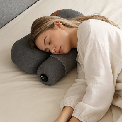 USB Heated Memory Foam Neck Pillow With Eye Mask — product view 6