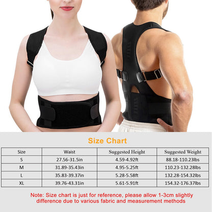 Magnetic Back Posture Corrector Brace With Lumbar Support — product view 6